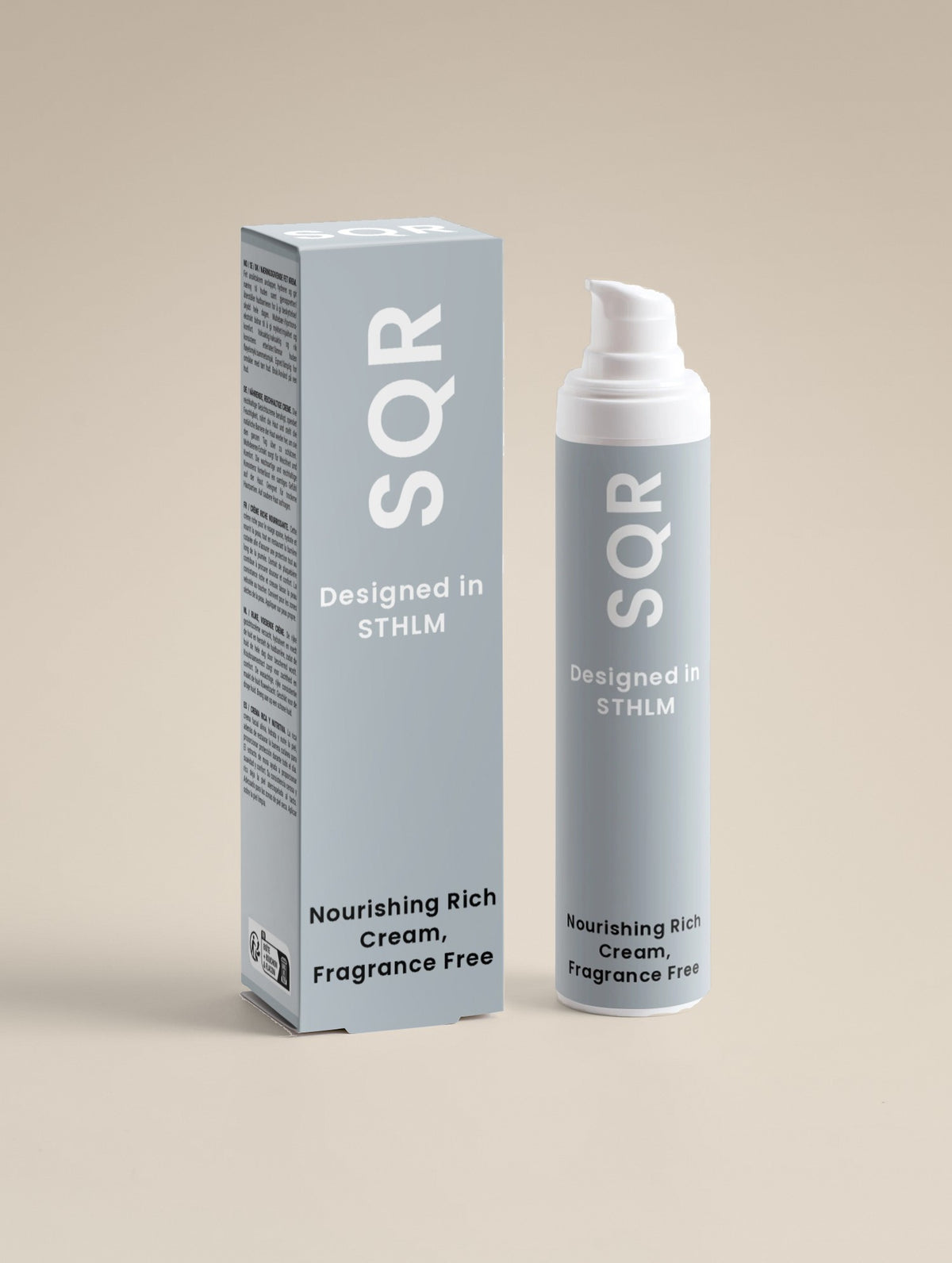 SQR. Nourishing Rich Cream, product mockup